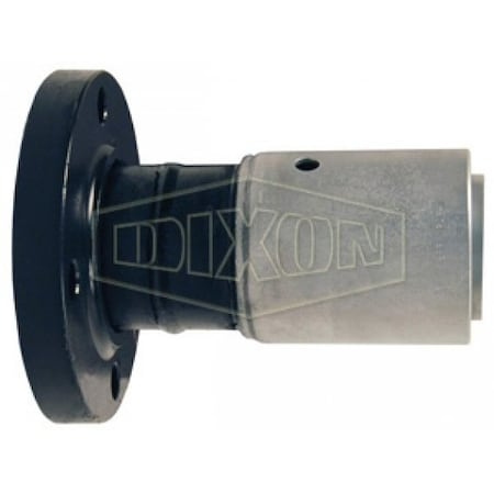 Dixon Holedall External Swage Floating Flange, 3 ID x 3-30/64 to 3-40/64 OD in, Carbon Steel, Domestic 48P1LJ15